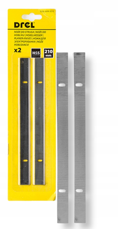 HOBĽOVACIE NOŽE 210x16,5x1,5 SADA NOŽOV 2 ks